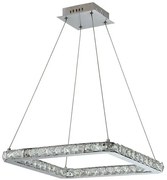 Kryształowa lampa wisząca kwadrat LED - V072 S8-S97