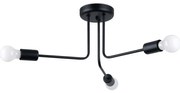 Żyrandol NORAH 3 czarny SOLLUX  LIGHTING