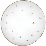 Kolarz 731.13.4.160 - Kinkiet NONNA 3xE27/60W/230V, Ø 50 cm, kwiatowy, różowe złoto