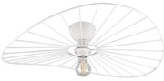 Biała lampa sufitowa ø 60 cm Chapeau – Trio