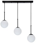 Potrójna czarna lampa wisząca - D269 S3-P09