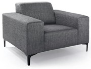 Antracytowy fotel Scandic Diva