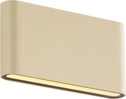 Nowoczesny kinkiet zewnętrzny beżowy 17,5 cm z LED IP65 - Batt