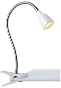 Biała lampa stołowa LED (wysokość 10,5 cm) Tulip – Markslöjd