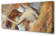 Obraz na płótnie Woman at her toilette - Edgar Degas