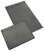Bellatex Zestaw dywaników łazienkowych bez wycięć BANYGOLD ciemnoszary, 60 x 100, 60 x 50 cm