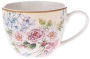 4-częściowy zestaw filiżanek porcelanowych Roses , 90 ml