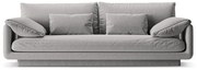 Jasnoszara sofa 220 cm Torino – Micadoni Home