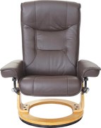 Leżanka Halifax,  brązowy, naturalny brąz