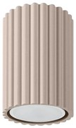 Plafon KARBON 10 taupe ryflowany SOLLUX LIGHTING