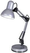 Srebrna biurowa lampa na biurko S6-D88