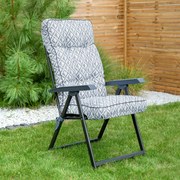 Fotel ogrodowy rozkładany Lena Black Edition H039-06PB PATIO