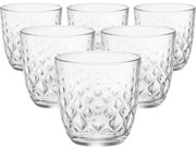 Bormioli Rocco 6-częściowy komplet szklanek Glit, 300 ml, 300 ml