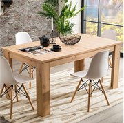 Stół jadalniany 160x90x76 cm dąb naturalny