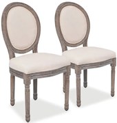 Zestaw 2 tapicerowanych krzeseł na drewnianych nogach Z4-W51