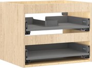 Mexen Box-A korpus szafki podumywalkowej 60 cm, 2 szuflady, dąb - 91AX0-0600-470-2-81