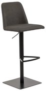 Antracytowy hoker z regulowaną wysokością (wysokość siedziska 78,5 cm) Avanja – Actona