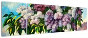 Obraz - Bukiet bzu (170x50 cm)