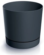 Donica ogrodowa Tubo P 17,8 cm antracytowa PROSPERPLAST