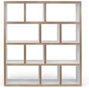 Biało-naturalny regał 150x159 cm Berlin – TemaHome