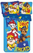 Niebieska bawełniana pościel dziecięca do łóżeczka 100x135 cm Paw Patrol "Pawsome days ahead" – Jerry Fabrics