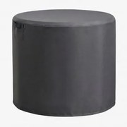 Pokrowiec Ochronny Na Okrągły Stół Ogrodowy Otley Gris Antracita & Ø105 Cm - Sklum