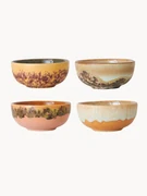 Hand-painted Dip Bowls 70's, Set of 4