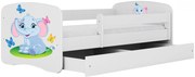 Łóżko dla dziecka z barierką mix 80x160 A1-Z61