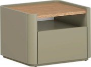 Szafka nocna Elivo 50 cm z szufladą - eukaliptus / dąb baltic dune