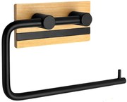 Czarny industrialny uchwyt ścienny na papier B5-E21