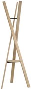 Wieszak z litego drewna dębowego w naturalnym kolorze 62x176 cm Rakku – Blomus