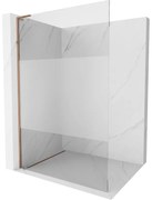 Mexen Kioto L ścianka prysznicowa Walk-in 70 x 200 cm, transparent/szron, różowe złoto - 800-070-103-60-35