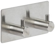 Haczyk samoprzylepny STIKY+ 2 uchwyty, stal nierdzewna, 9 x 2,8 x 4,5 cm