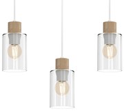 Lampa wisząca MADERA 3xE27, potrójny, na listwie 3 klosze