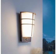 Eglo 96017 - LED Kinkiet zewnętrzny z czujnikiem BREGANZO 1 2xLED/2,5W