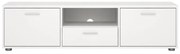 Biała szafka pod TV 147x38 cm Media – Tvilum