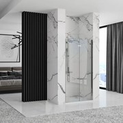 Drzwi prysznicowe Rea Molier Chrom 80