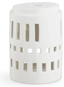 Biały ceramiczny świecznik Kähler Design Urbania Lighthouse Little Tower