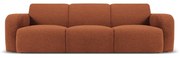 Brązowa sofa z materiału bouclé 235 cm Molino – Micadoni Home