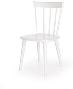BARKLEY krzesło białe drewniane, tradycyjne