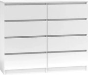 Duża biała komoda nowoczesna 140 cm G9-D62