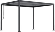 PERGOLA OGRODOWA MANUALNA ANTRACYTOWA 3x4m ORIGIN