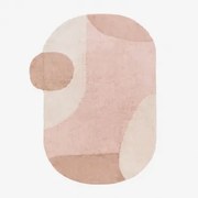 Nieregularny Dywan 155x250 Cm Z Bawełny Vega Kolory Naturalne - Sklum