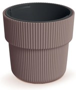 Donica ogrodowa z wkładem Milly 39 x 39 x 37 cm marsala PROSPERPLAST