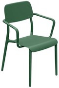 Krzesło ogrodowe z podłokietnikiem Rimo Pine Green FERNE