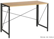 Biurko składane QUICK dąb/czarny UNIQUE
