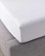 Prześcieradło jersey z gumką Jerry 90x200cm white