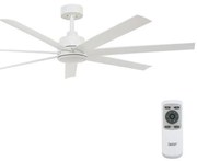 Lucci air 213182 - LED wentylator sufitowy ATLANTA 1xGX53/12W/230V biały + DO