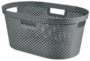 Szary kosz na pranie Curver Infinity Hamper, 40 l