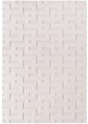 Dywan nowoczesny Doha 3D kremowy ornament 80 cm x 150 cm